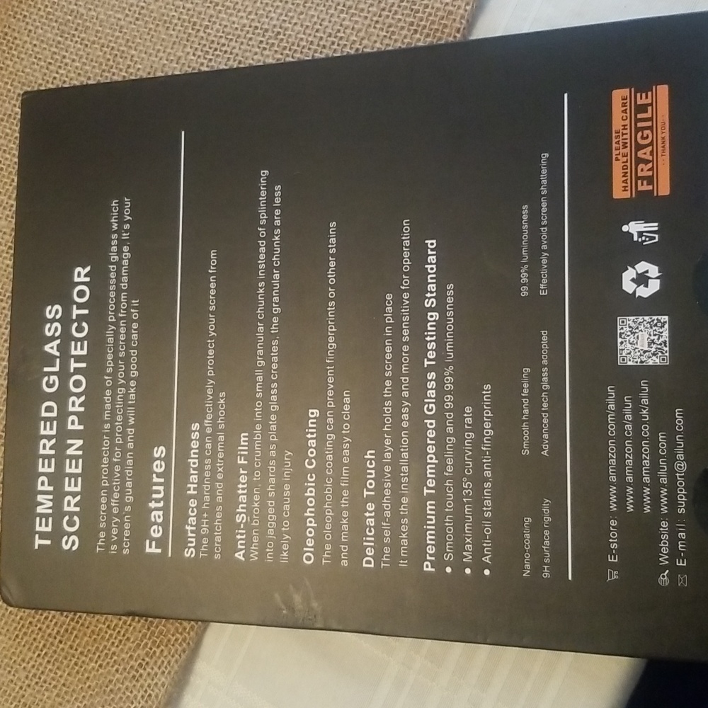 Glass Screen protector 2pack - Picture 2 of 3